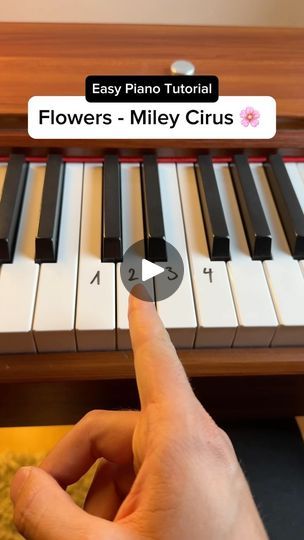 470K views · 18K reactions | Should I bring back tutorials like this? 🤔 let me know in the comments what content you want to see 😊

Song: Flowers - Miley Cyrus (Easy Piano Tutorial) | Fabrice Breuss | Piano Tutorials & Covers | fabricebreuss · Original audio Easy Song To Play On Piano, Piano Tutorials Easy, Piano Songs Easy, Piano Tutorials Songs, Piano Notes Songs, Easy Piano Songs, Easy Piano Sheet Music, Piano Songs, Piano Tutorial