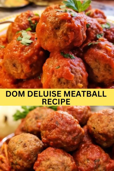 Dom Deluise Meatballs, Best Italian Meatball Recipe, Tomato Sauces, Voice Artist, Blazing Saddles, Vegan Ground Beef, Italian Meatballs Recipe, Mel Brooks, Meatball Recipes Easy