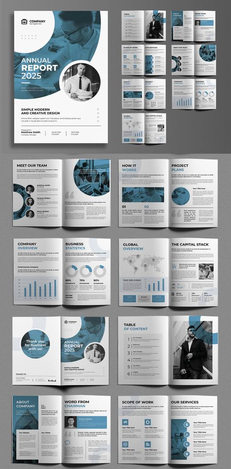 Company Annual Report Layout Visual Report Design, Company Annual Report Design, Annual Report Financials Design, Report Template Design Layout, Business Booklet Design, Design Report Layout, Impact Report Design Layout, Magazine Layout Design Creative Aesthetic, Company Report Design