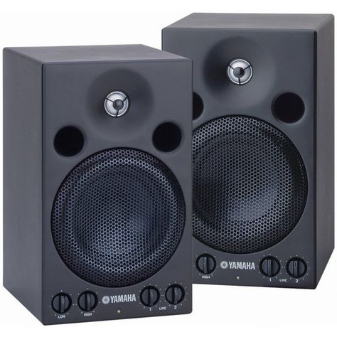 Yamaha MSP3 Active Studio Monitors #zvucnici #audiohard Computer Equipment, Phone Jack, Monitor Speakers, Studio Monitors, Professional Audio, Music Production, Speaker System, Loudspeaker, Speaker