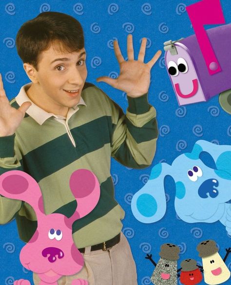 Cameron loved Blue's Clues when he was little. Alexa never really got into it.  It will always remind me of my baby boy. Right In The Childhood, Childhood Memories 2000, Kids Memories, Childhood Tv Shows, Blue’s Clues, Kids Tv Shows, 2000s Nostalgia, 90s Childhood, Blues Clues