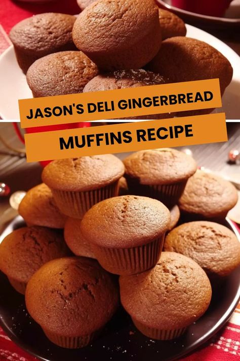 Jason’s Deli Gingerbread Muffins Recipe – Hungarian Chef Jason’s Deli Gingerbread Muffins Recipe, Jason Deli Gingerbread Muffins, Jasons Deli Ginger Muffins, Jasons Deli Recipes, Gingerbread Muffins Recipe, Deli Recipes, Jasons Deli, Ginger Muffins, Gingerbread Muffins