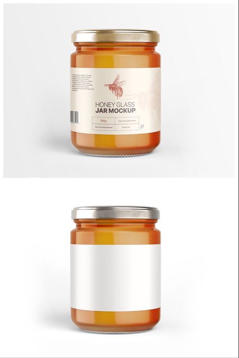 Honey Jar Packaging, Jar Packaging Design, Herb Infused Honey, Honey Label Design, Heathy Snack, Aesthetic Health, Honey Label, Tattoo Health, Honey Bottles