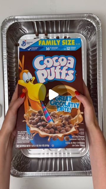 Coco Puffs Recipe, Easy Bake Sale Ideas, Food Sale Ideas, Cereal Cake, Cereal Treat Bars, Cocoa Puffs Cereal, Fall Bake Sale, Chocolate Rice Crispy Treats, Big Marshmallows