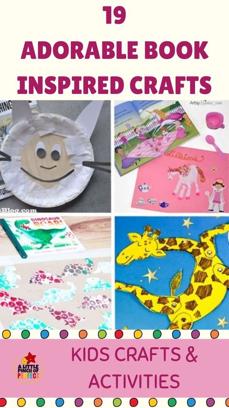 We love book themed crafts and activities so I am so thrilled about today’s post because it is filled with the cutest ideas including Chicka Chicka Boom Boom, The Rainbow Fish, The Hungry Caterpillar, Pinkalicious Pete the Cat, and more… ! Indoor Kids Crafts, Book Themed Crafts, Best Toddler Books, The Rainbow Fish, The Hungry Caterpillar, Paint Crafts, Chicka Chicka Boom Boom, Chicka Chicka, Kid Friendly Crafts