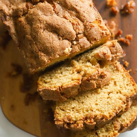 Apple Cider Bread Sourdough Apple Cider Bread, Apple Cider Loaf Cake, Apple Cider Bread Recipes, Apple Cider Loaf, Apple Cider Bread, Breakfast Quiche Muffins, Cider Bread, No Carb Bread, Breakfast Loaf