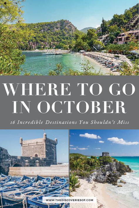 Best Vacation Destinations In October, Best Places To Travel In Fall, Best Trips To Take In October, October Travel Destinations Us, Best Places To Travel In October Usa, October Vacation Destinations, Where To Travel In October, Best Places To Travel In October, November Travel Destinations