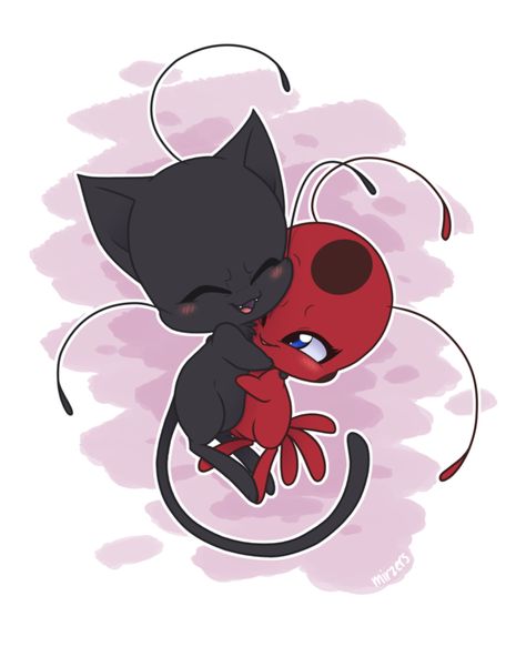 Anime Miraculous Ladybug, Tikki And Plagg, Ladybug E Catnoir, Ladybug Und Cat Noir, Tikki Y Plagg, Ladybug And Cat Noir, Ladybug Wallpaper, Miraculous Wallpaper, Miraculous Ladybug Memes