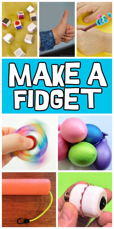 12 Fun DIY Fidget Toys for Kids | Kids Activities Blog Making Fidget Toys, Diy Popit Fidget Toys, Diy Figits Easy, Figits Toys Diy, Figit Toys Homemade, Handmade Fidget Toys, Fidget Spinners, How To Make Fidgets, Diy Fidgets For Kids