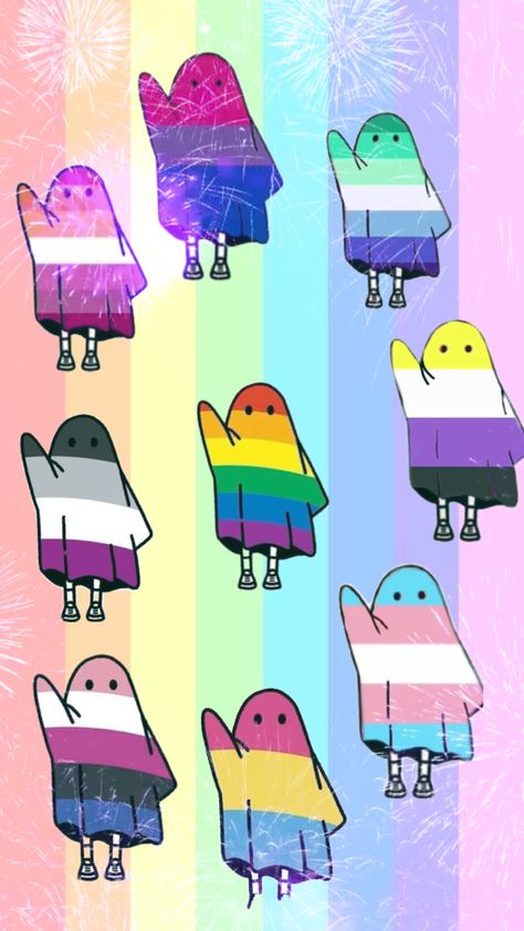 beautiful pride ghosts because yes #pride #bisexual #lgbtq Ghost, Quick Saves