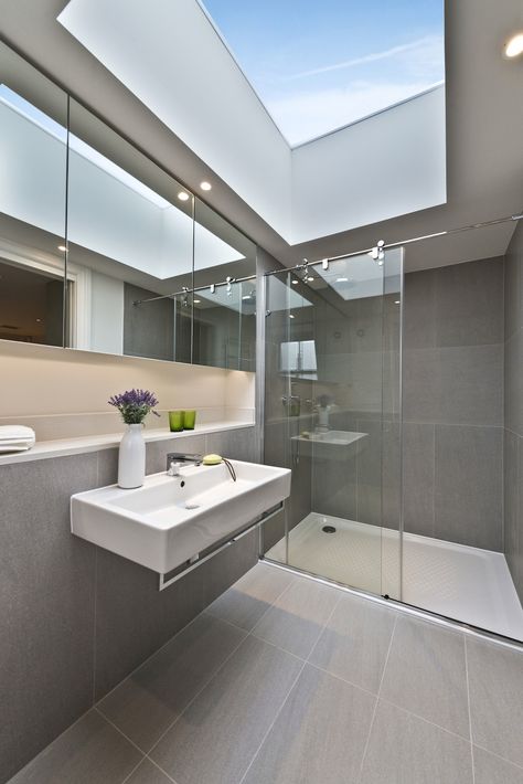 Ensuite Shower Room, En Suite Shower Room, Loft Bathroom, Small Bathroom Makeover, Website Ideas, Loft Room, Bathroom Remodel Designs, London Apartment, Rooftop Garden