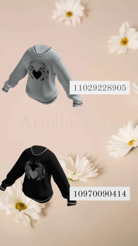 3d Shirt Codes Bloxburg, Bloxburg Outfit Codes Sweatshirt, Sleeve Codes Bloxburg, Roblox White Sweater Codes, Sweater Codes For Bloxburg, Bloxburg 3d Sweater Codes, Bloxburg Dress Codes 3d, Roblox Codes Sweater, Brookhaven Sweater Codes