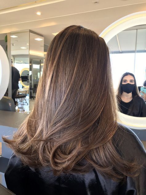 Aesthetic Hair Highlights, Brown Hair 2023, Brush Highlights, Brown Hair Looks, Brown Hair Inspo, Brunette Hair With Highlights, Brown Hair Balayage, Highlights Brown Hair, Based On Your Zodiac Sign