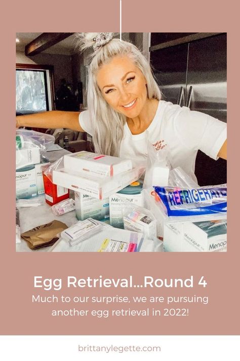 Much to our surprise, we are pursuing another egg retrieval in 2022! Our most recent round last month brought one genetically normal embryo so we are setting out to try and do that again before a transfer. Ivf Egg Retrieval, Egg Retrieval, Last Month, Egg