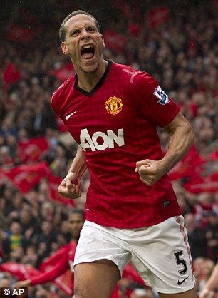 Ferdinand enjoyed a trophy-laden spell at Man United, winning six Premier League titles Nemanja Vidić, Manchester United Art, God Of Football, Cristiano Ronaldo Style, Alan Shearer, Rio Ferdinand, Manchester United Legends, Manchester United Wallpaper, Manchester United Players