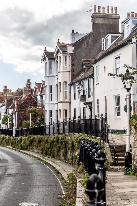 Hastings High Street on a Scenic Drive from London England Seaside Town, Old England Aesthetic, Seaside Town Aesthetic, Hastings England, England Street, Hastings House, Hastings Old Town, England Aesthetic, London Itinerary