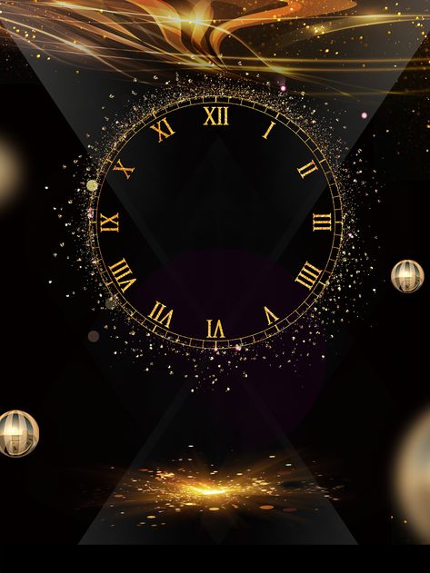 Countdown Poster, New Year Countdown, Gold Design Background, New Years Countdown, Celebration Background, New Years Poster, Black Background Wallpaper, New Years Background, Iphone Background Images