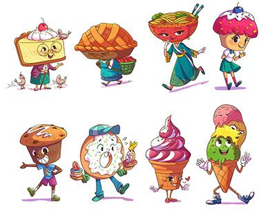 Check out new work on my @Behance portfolio: "Some food character Design " http://be.net/gallery/57156005/Some-food-characters Food Based Characters, Food Character Illustration, Food Character Design, Food Mascot, Food Character, Chocolate Drawing, Food Characters, Things With Faces, Pie Cupcakes