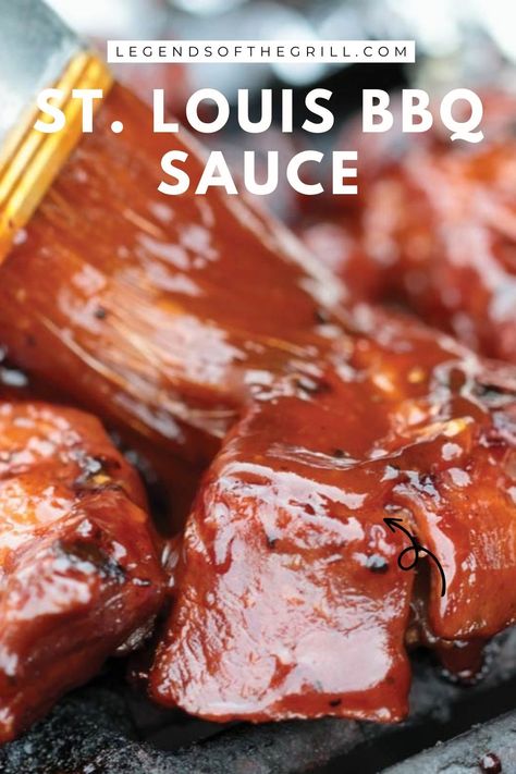 St Louis Bbq Sauce Recipes, Kansas City Bbq Sauce Recipe, Best Bbq Sauce Recipe, Bbq Meats, Whiskey Glaze, Slow Cooked Ribs, Barbecue Sauce Recipe, Homemade Bbq Sauce Recipe, Barbecue Sauce Recipes