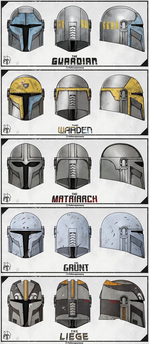 Jedi Mandalorian Armor, Mandalorian Clone Trooper, Mandalorian Armour Designs, Mandalorian Armor Pattern, Star Wars Helmet Art, The Mandalorian Armor, Star Wars Armor Design, Mandolorian Armor Concepts, Mandalorian Armor Color Meaning