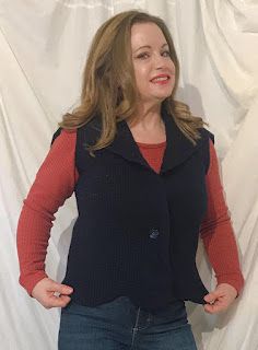 Diy Sweater, Sweater Refashion, Old Sweater, Houndstooth Dress, Navy Blue Sweater, Fashion Friday, Favorite Sweater, Button Fly Jeans, Blue Sweater