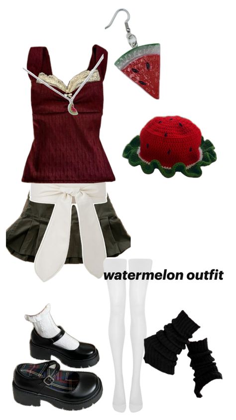 Watermelon Outfit, Watermelon, Clothes