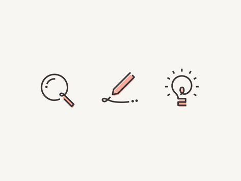 Icons for my portfolio web site by Hinako on Dribbble Site Icon, Professional Icon, Architectural Animation, School Icon, Text Animation, Portfolio Layout, Web Icons, Motion Graphics Animation, My Portfolio