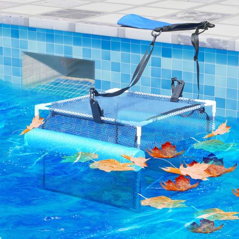 PRICES MAY VARY. 【Sturdy Leaf Skimmer】Sturdy full-frame bracket poles with coating mesh for resistance to sun exposure and outdoor conditions. （Capacity 14.9 x 14.9 x 11 inch/ Lx W x H），Free your hands, Save time to clean the pool to maintain your collection better. it's kept leaves out of the skimmer basket, keeps your basket less of debris, and kept your pump running without the stress of a clogged basket. 【Strong Water Flowing】The 1/4 inches porous enough allows enough water flow,two-side mid Float Bar, Pool Nets, Pool Skimmer, Well Woven, Water Level, Sun Exposure, Above Ground Pool, In Ground Pools, Pool Area