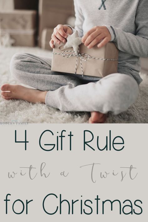 Gift Rule For Christmas, 4 Gift Rule, Easy Homemade Christmas Gifts, Meaningful Christmas Gifts, Rules For Kids, Christmas Background Images, Meaningful Christmas, Kitchen Christmas Gifts, Family Inspiration