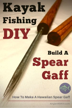 How To Build A Hawaiian Spear Gaff  #Kayak #Fishing #SpearGaff #BTB #SaltwaterFishing #kayakfishing #fishinggearandaccessories #fishingtips #fishingboataccessories Fishing Spear Diy, Diy Spear, Fishing Spears, Fishing Boat Accessories, Kayak Fishing Diy, Angler Kayak, Kayak Fishing Tips, Fishing 101, Fishing Diy