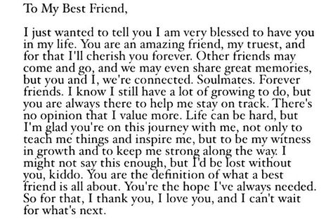 Best Friend Paragraphs, Friend Letters, Letter To Best Friend, Words For Best Friend, Best Friend Letters, Best Friend Quotes Meaningful, Feminine Hairstyles, Happy Birthday Best Friend Quotes, Half Shaved