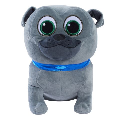 Disney's Puppy Dog Pals Medium Plush Bingo, Multicolor Puppy Dog Pals, Dog Stuffed Animal, Soft Stuffed Animals, Disney Gift, Grey Dog, Wild Animal, Animal Figures, Animal Dolls, Baby Toddler Toys