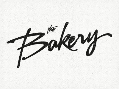 The Bakery by Christian Bjurinder Bakery Typography, Typography Handwritten, Personal Logo Design, Logo Font, The Bakery, Bakery Logo, Script Logo, Personal Logo, Logo Fonts