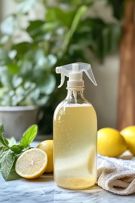 Tired of harsh chemicals in your cleaning supplies? Discover how to make your own Natural All-Purpose Cleaner with simple ingredients you probably already have at home! This easy DIY recipe uses vinegar and essential oils to effectively clean and freshen up any space. Perfect for kitchens, bathrooms, and beyond, this cleaner is safe for your family and the environment. Plus, it's an affordable way to keep your home sparkling clean. Say goodbye to store-bought cleaners and hello to a more natural approach! All Purpose Vinegar Cleaner, All Purpose Cleaner Diy Essential Oils, Natural Bathroom Cleaner Recipe, Diy All Purpose Cleaner That Smells Good, Vinegar Cleaning Spray Recipes, Homemade Multi Surface Cleaner, Homemade All Purpose Cleaner Recipes, Diy Vinegar Cleaner Sprays, Diy House Cleaning Products