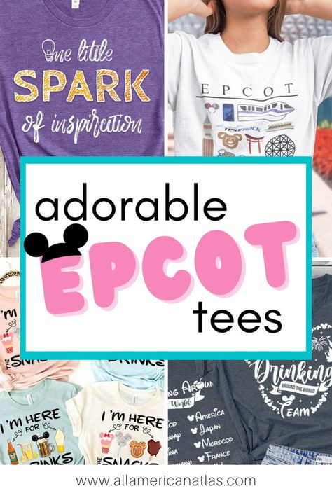 Whether you’re looking for fantastic Epcot shirts to wear to the theme park or you just want to rep your love for this iconic Disney park wherever you go, this is the BEST guide to Epcot T-shirts and funny Epcot shirts. Shirts For Disney, Disney Bachelorette Parties, Cute Disney Shirts, Disney World For Adults, Funny Disney Shirts, Disney Bachelorette, Disney Trip Shirts, Epcot Shirts, Drinking Around The World