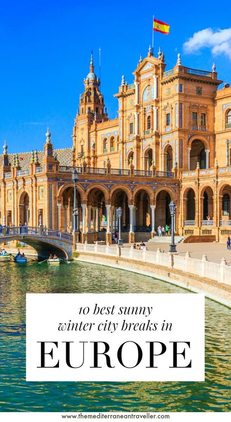 10 Best Sunny & Warm Winter City Breaks in Europe. Winter can be the best time of year to see some of southern Europe's most compelling historic cities - no crowds, crisp sunshine, and low prices. Here are 10 of the warmest and sunniest that are ripe for exploration in the colder months. #europe #winter #travel #citybreak #city #wintersun #tmtb Europe City Breaks, Europe Winter Travel, Travel Outfit Spring, Winter City Break, City Breaks Europe, Sunny Winter, European City Breaks, Amazing Man, Visit Chicago