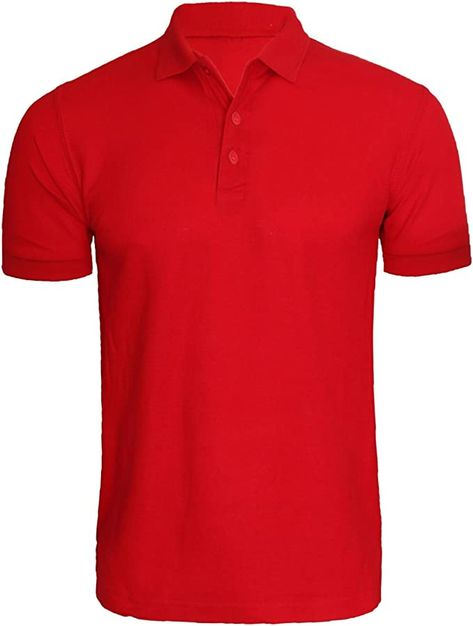 xpaccessories Mens Plain Blank Polo Shirt Short Sleeves Pique Top Mens Casual Regular Summer T-Shirt Sports Golf Shirts : Amazon.co.uk: Clothing Plain Polo Shirts, Red Polo Shirt, Red Polo, Uk Clothing, Polo T Shirt, Polo T Shirts, Cotton Polo, Mens Casual, Design Portfolio