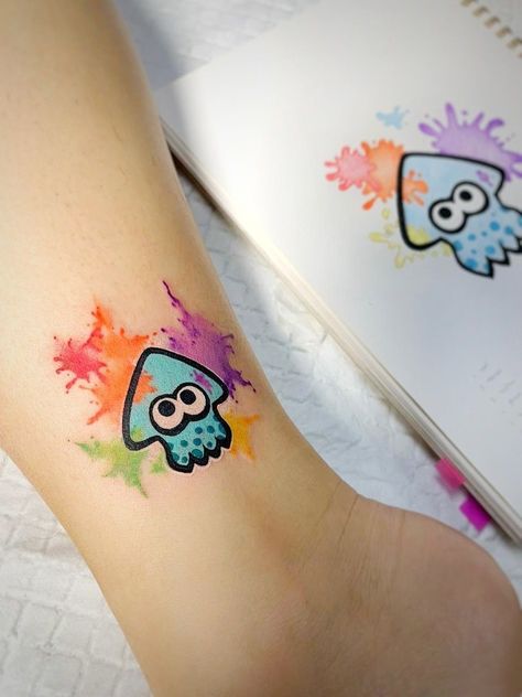 Splatoon Tattoo, Nintendo Tattoo, Pokemon Tattoos, Pokemon World, Avatar Tattoo, 3 Tattoo, Pokemon Tattoo, Kawaii Tattoo, Master List