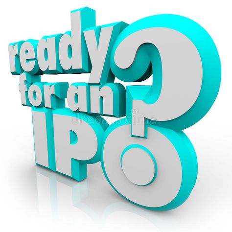 Ready for an IPO Question Prepare Initial Public Offering. Ready for an IPO? que #Sponsored , #AD, #ad, #IPO, #Public, #Offering, #Question Initial Public Offering, Stock Illustration, Finance, Initials