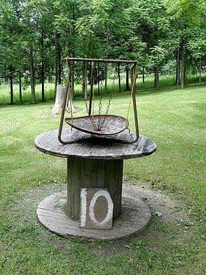 a whole website dedicated to diy disc golf baskets! I so want to make some at my parents house! Disc Golf Basket, Disc Golf Baskets, Cable Spool, Course Ideas, Golf Diy, Golf Academy, Disc Golf Courses, Pool Fun, Golf School