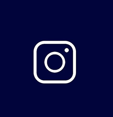 Dark Blue Instagram Icon, Dark Blue Iphone Icons, Blue Instagram Icon, Electronic Aesthetic, Dark Blue App Icons, App Icon Purple, Dark Blue Icons, Blue App Icons, Blue Instagram