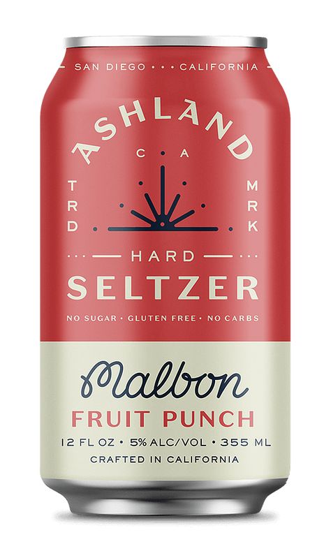 Flavors | Ashland Hard Selzer | No Sugar Seltzer Packaging Design, Seltzer Packaging, Craft Beer Brands, Cream Packaging, Ice Cream Packaging, Drink Labels, Hard Seltzer, Beer Brands, Branding Ideas