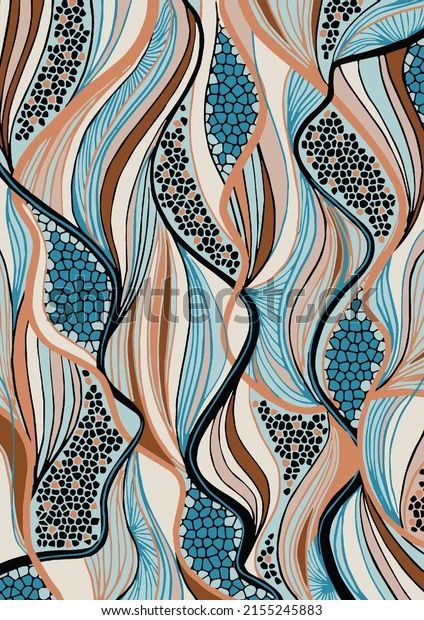 Stylized Motifs, Colorful Fabric Patterns, Pattern Design Inspiration, Print Design Art, Fabric Patterns Design, Textile Prints Design, Abstract Pattern Design, Geometric Pattern Design, Print Design Pattern