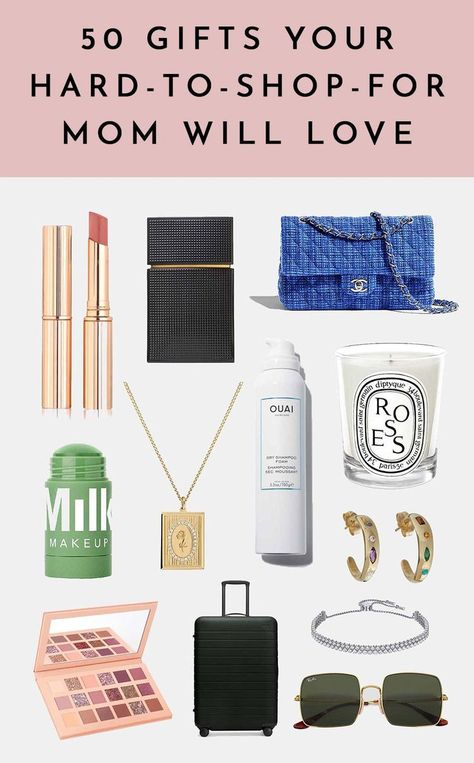 If "gift ideas for my mom" is your top shopping priority, come see our gift guide for 50 Christmas present ideas for even the most hard-to-shop-for mothers. We've got some inexpensive options, one item from Chanel — but our favorite pick is the last one on the list, and a bargain at $26. 60th Birthday Ideas For Mom, Christmas Presents For Mum, Dollar Store Diy Christmas, Gift Ideas Mom, Christmas Presents For Women, Christmas Presents For Moms, Joy Of Giving, Mom Gift Ideas, Mom Gift Basket