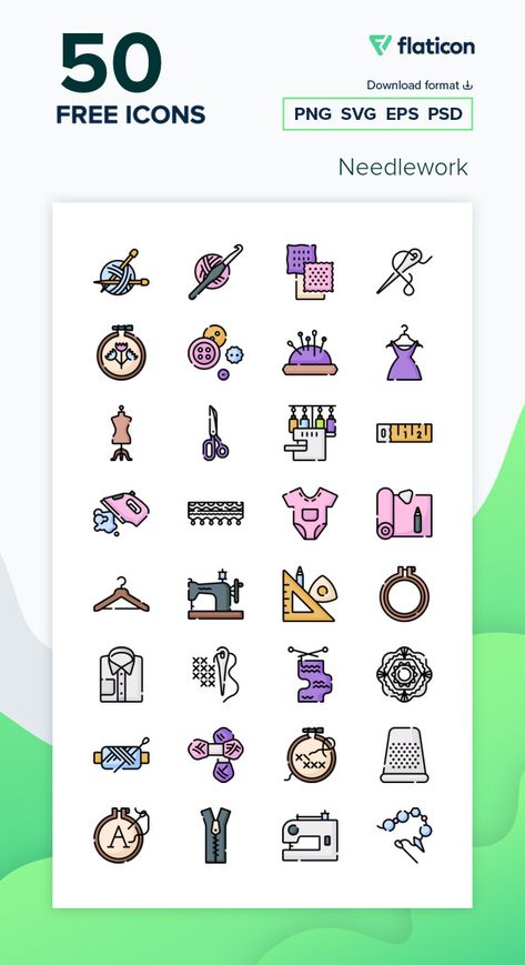 Needlework Icon Pack Knitting Icon, Journaling Icons, Crochet Icons, Sewing Icon, Craft Icon, Embroidery Icons, Sewing Clipart, Restaurant Icon, Free Icons Png