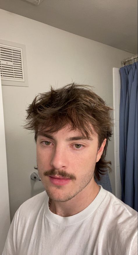 Just a picture of a boy in a white shirt. Guys Mustache, Man Mustache, Mens Mustache, Men Moustache Style, Boys With Mustache, Men Mustache, Guys With Mustaches And Mullets, Man With Mustache, Mustache Man