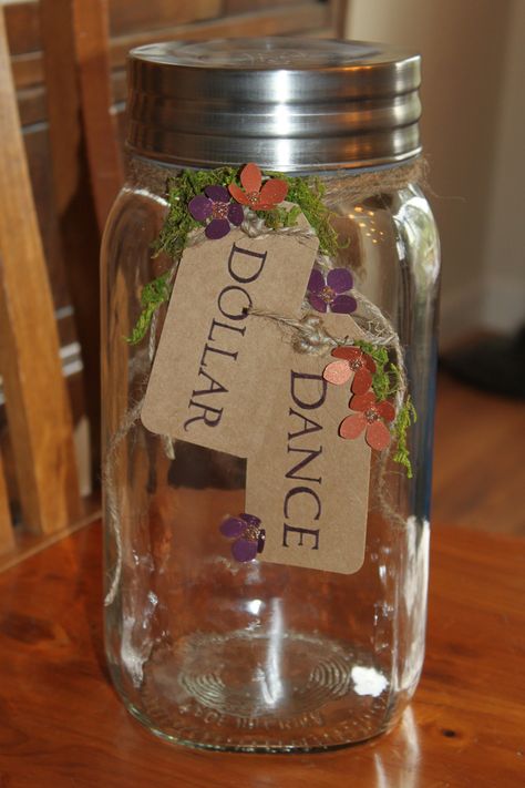 It's Dollar Dance Time!! Dollar Dance Jars, Dollar Dance, Party Food Platters, Jar Decor, Food Platters, Rustic Wedding Decor, Mason Jar Mug, Party Food, Rustic Wedding