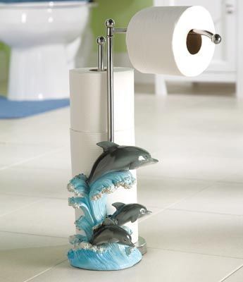 dolphin toilet paper holder Dolphin Decorations, Dolphin Bathroom, Dolphin Bedroom, Dolphin House, Dolphin Decor, Dolphin Images, Dolphin Wall Art, Toilet Paper Holder Stand, Toilet Paper Stand