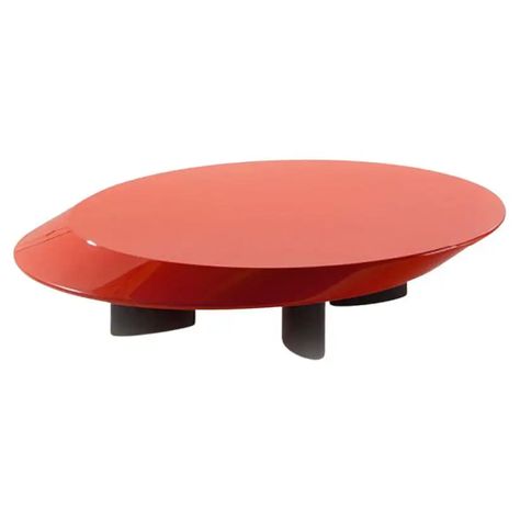 Charlotte Perriand Accordo Low Table, Red Lacquered Wood by Cassina For Sale at 1stDibs Charles Rennie Mackintosh, Low Table, Charlotte Perriand, Pierre Jeanneret, Lacquered Wood, Furnishings Design, Red Lacquer, Low Tables, Air France