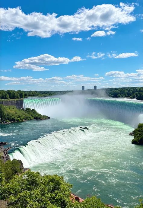 There are many attractions in this world that leave us speechless and Niagara Falls is definitely among those to achieve that! For this reason, after a brief mention of this great waterfall on my 2-week epic road trip around Canada, I want to share with you the best highlights, tours and things to do in Niagara Falls, Canada! #travelessentialsinspo #falltravel #fairyisland #salvulcano #uruma #Tour #TourCostume #Touristoutfit #Toureiffel #touristoutfitspiritweek #Canada #CanadaTours Things To Do In Quebec, Fairy Island, Tourist Outfit, Quebec City Canada, Niagara Falls Canada, The British Empire, Visit Canada, British Empire, Spirit Week